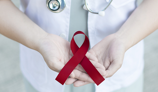 Holding ribbon for oral cancer